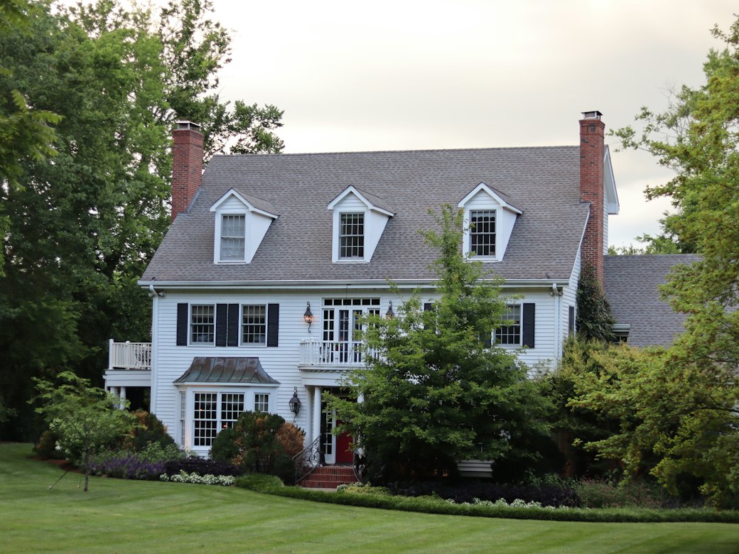 Family home with a well-kept front yard